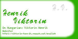 henrik viktorin business card